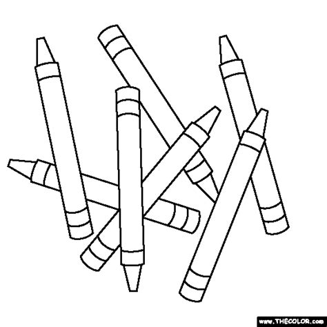 crayons coloring page cute coloring pages coloring pages