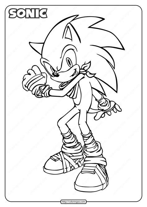 printable sonic  coloring pages