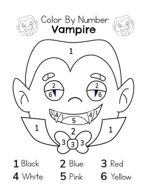 halloween bats flying color  number coloring page  printable