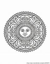 Coloring Pages Mandala Mandalas Book Colouring Svg Adults Printable Color Sun Sheets Drawing Dover Celestial Adult Mystical Books  Worksheets sketch template