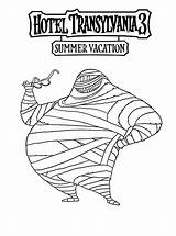 Coloring Pages Fun Kids Murray Mummy Transylvania Vacation Hotel Summer sketch template