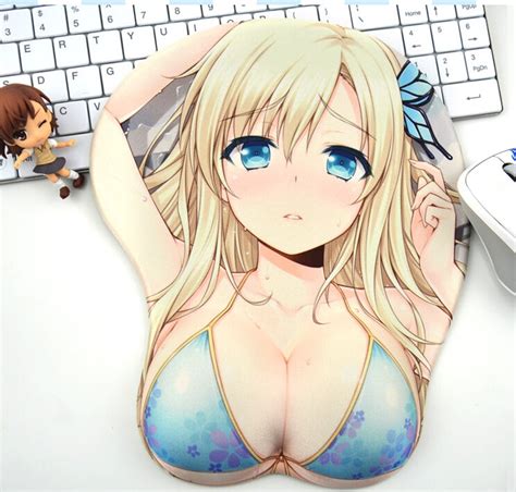 Japan Anime Kawaii Girl 3d Mouse Pad Sexy Bra Otaku Mice Computer