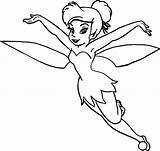 Tinkerbell Wecoloringpage Fairy Getcolorings sketch template