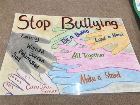 anti bullying poster competition  mill hill schools