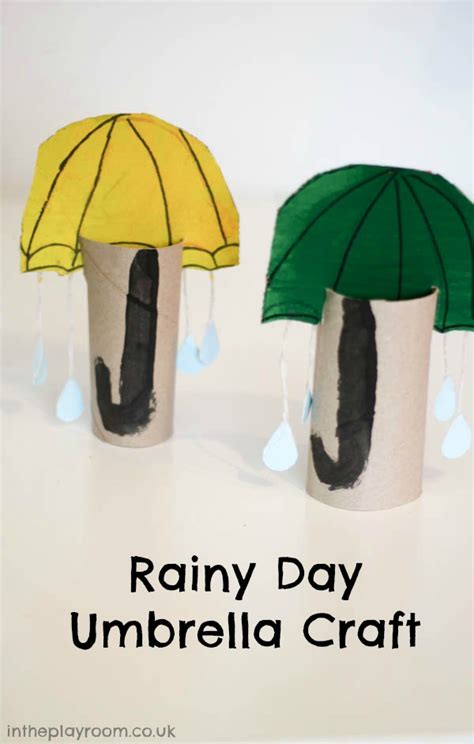 rainy day umbrella craft   playroom