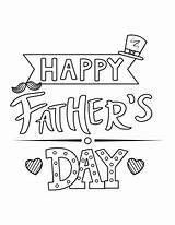 Coloring Pages Father Fathers Printable sketch template