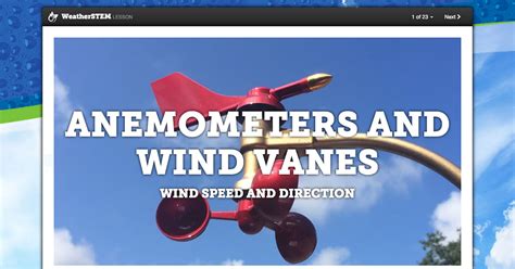 wind speed direction anemometers  wind vanes
