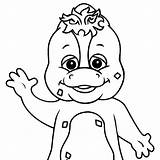 Riff Barney Coloring Coloringpages4u sketch template