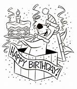 Birthday Coloring Bear Yogi Pages Happy Cartoon Barney Kids Wallpapers Choose Board Ti Boys Quote Jellystone Recently Did Park These sketch template