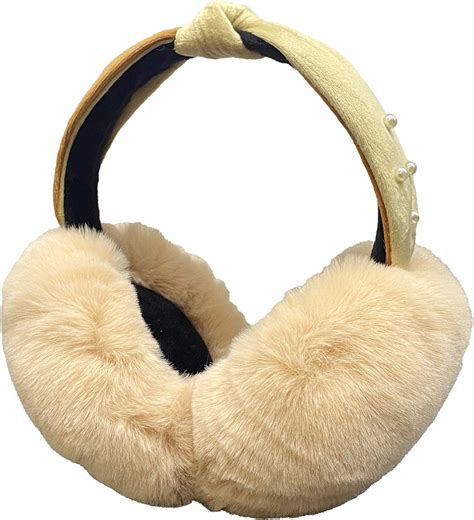 Ear Muffs For Winter Women Cute Warm Earmuffs Faux Fleece Fur Furry Ear
