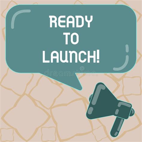 conceptual hand writing showing ready  launch business photo text prepared  start promote