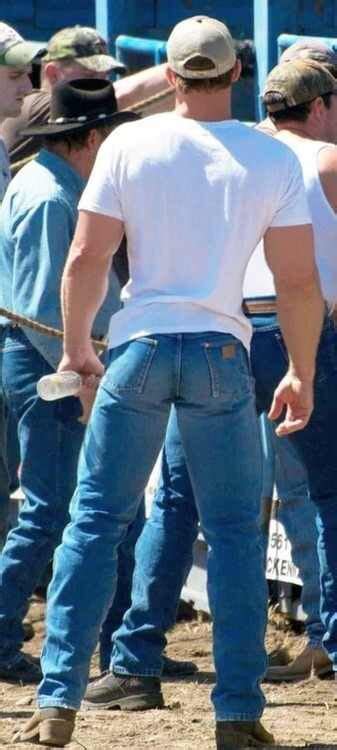 love me a country man in a baseball cap and tight jeans