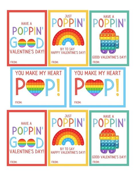 pop  valentine printable