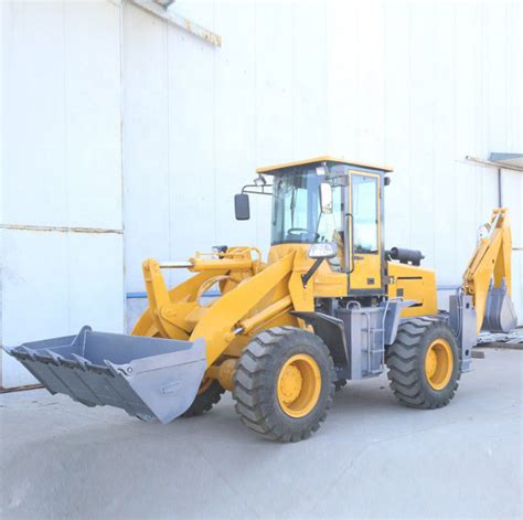 kw small backhoe loader articulated hydraulic steering system