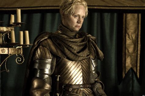Game Of Thrones Gwendoline Christie Reveals The Tears Behind Her