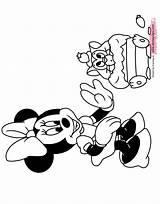 Minnie Coloring Mouse Figaro Pages Cat Disneyclips Animal Friends Book Her Bunny Disney Funstuff sketch template