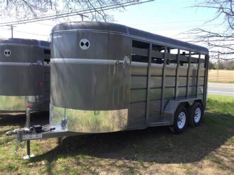 New Corn Pro Livestock Trailers 6wx16l 6550 Motorcycle Trailer