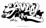 Graffiti Samuel Name Letras Style Dibujos Drawn Hand Words Names Nombres Drawing sketch template