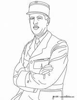 Gaulle Colorier Gaulles Hellokids Président Choisir sketch template