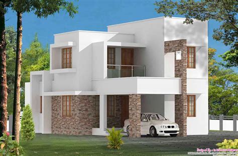 simple  sqft  bhk villa design