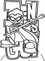 Titans Teen Go Coloring Robin Pages Wecoloringpage Drawing Getdrawings Colouring sketch template