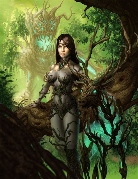 forest queen by johnnymorrow on deviantart