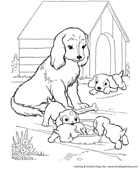 printable coloring pages dogs  lunawsome