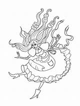 Alice Coloring Wonderland Olivier Childhood Pages Exclusive Inspired Back Return Adults Adult sketch template