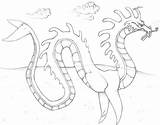 Sea Serpent Coloring Pages Drawing Getcolorings Getdrawings sketch template