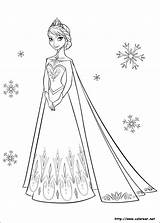 Hielo Reino Elsa sketch template
