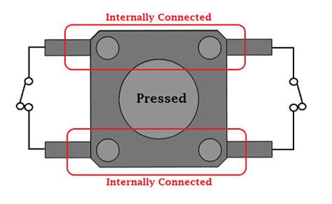 schematic diagram  push button switch