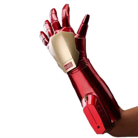 avengers iron man stark gauntlet glove led  laser cosplay toy