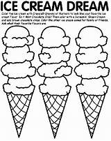 Ice Cream Coloring Pages Crayola Dream Color Waffle Printable Print Flavors Colouring Kids Activity Crayons Own Clipart Cone Sheets Colored sketch template