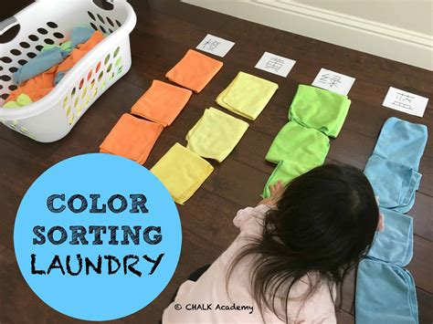 color sorting laundry