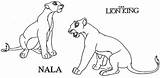 Lion Nala Simba Getcolorings Cub Coloringhome sketch template