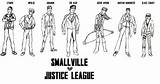 Justice Smallville sketch template