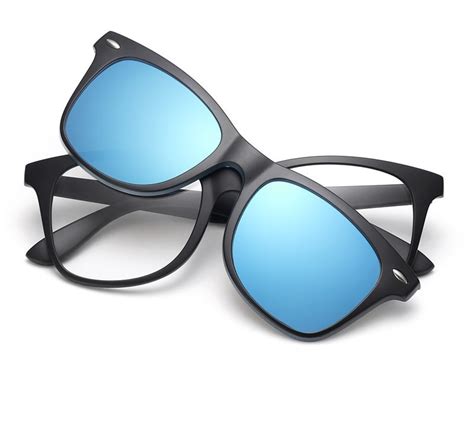polarized magnetic clip on glasses lightest eyeglasses frame sunglasses
