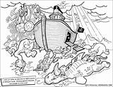 Ark Noahs Coloring Pages Getcolorings Noah Fresh sketch template