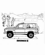 Coloring Bronco Pages Ford Car Sheets Cars Ii 1983 Vehicles Automobiles Comments Bluebonkers sketch template