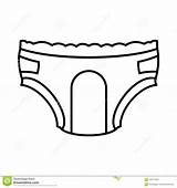 Outline Diapers sketch template