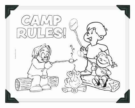 coloring pages summer camp    coloring pages
