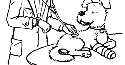coloring pages  veterinarian  coloring pages collections