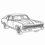 Muscle Coloring Pages Car Cars Classic Printable Chevrolet Choose Board Color sketch template