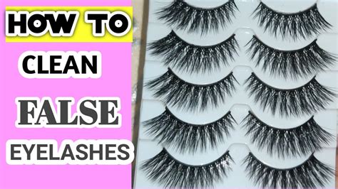 clean false fake eye lashes  home eyelashes