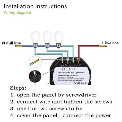 wiring diagram  remote light switch