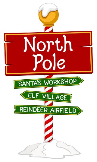 north pole sign stock illustration  image  istock