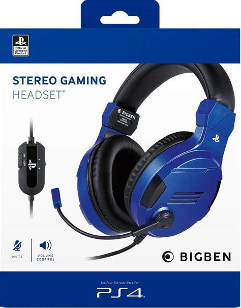 bigben interactive ps gaming headset  blue skroutzgr