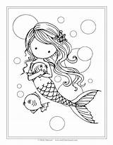Mermaid Coloring Pages Mermaids Fairy Printable Cute Harrison Molly Easy Adults Fish Sheets Book Refrigerator Adult Books Drawing Toddlers Colouring sketch template