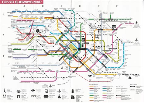 Complete Tokyo Subway Map For Travelers Tokyo City Japan