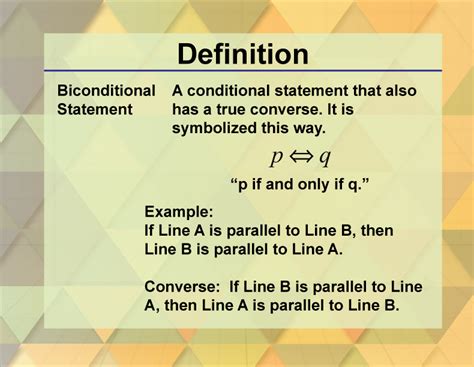 definition geometry basics biconditional statement mediamath